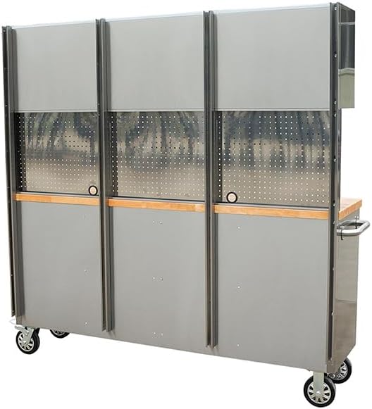 Heavy-Duty Tool Storage Cabinet for Garage and Workshop Organization