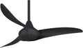 Minka-Aire F854-CL Wave 44' Ceiling Fan with Remote Control in Coal Finish