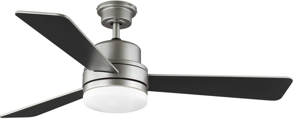 Progress Lighting Trevina II Collection 52' Three-Blade Nickel Ceiling Fan