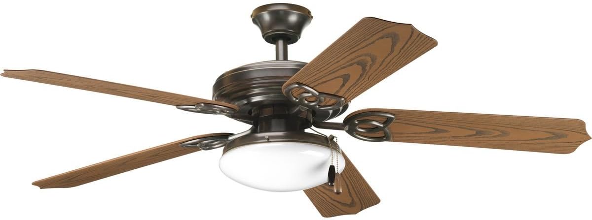 Progress Lighting AirPro Collection 52'' Five-Blade Indoor/Outdoor Ceiling Fan