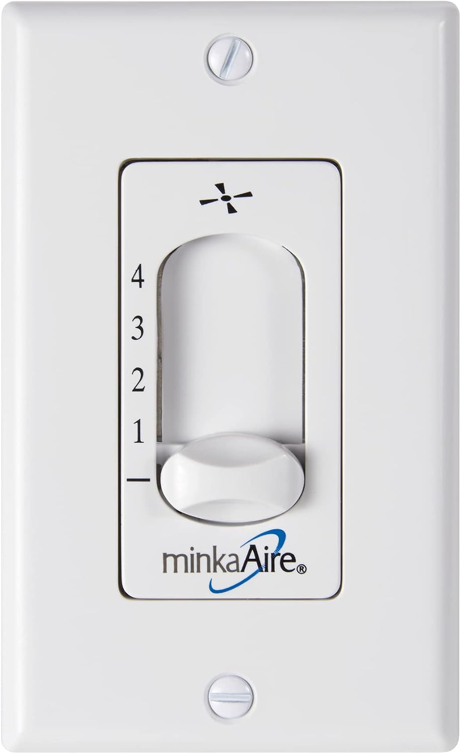 Minka Aire F624-WHF Roto XL 62' 3-Blades Ceiling Fan in Flat White Finish with Flat White Blades