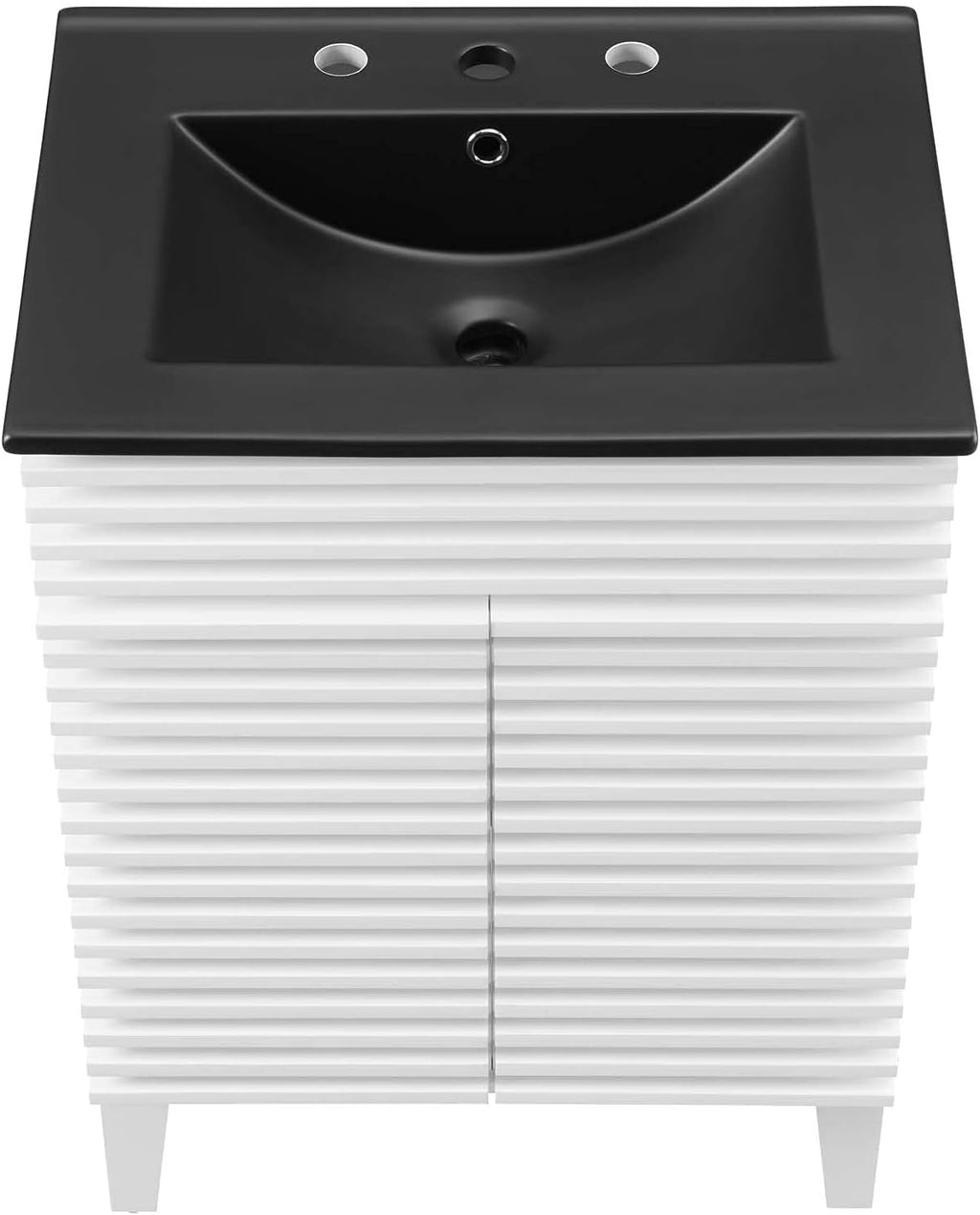 Sink Vanity Cabinet, Wood, White Black, Modern Contemporary, Hotel Bedroom Bathroom Master Suite