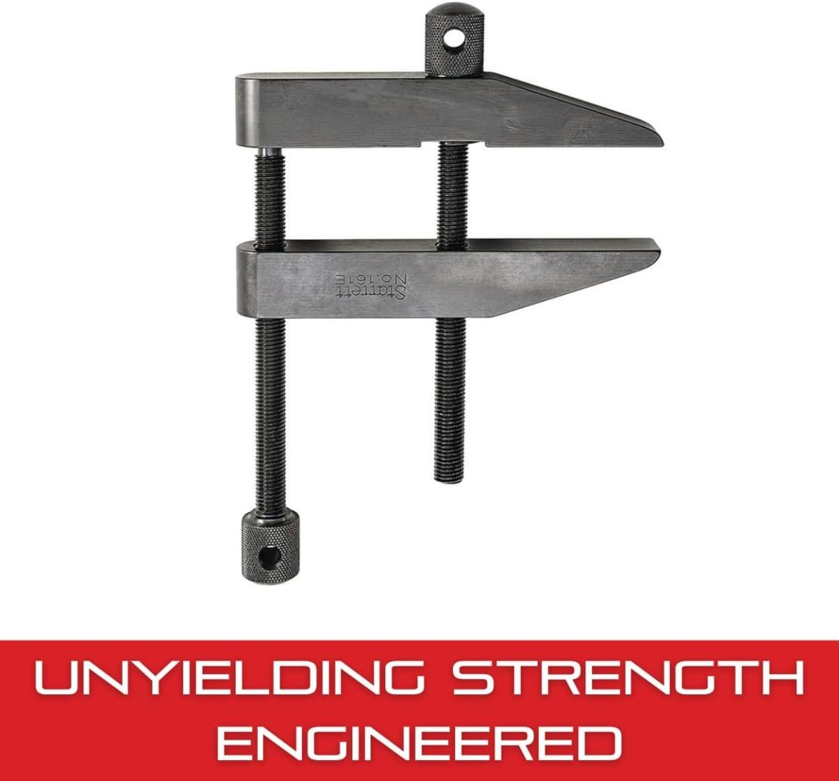 Starrett Toolmakers Parallel Clamp - Ideal for Holding Work in Tapping and Drilling - 3-1/2' Capacity, 2-1/4' Throat Depth, Hardened Steel, Nice Finish - 161E