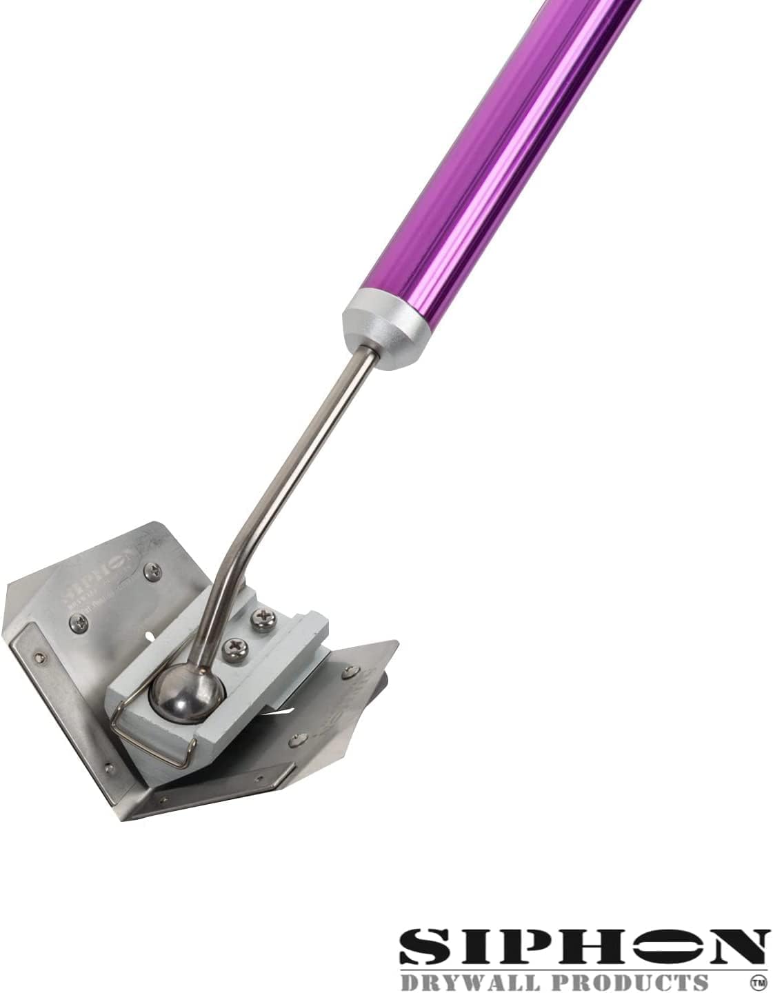 Stainless Steel Corner Finisher Set - SIPHON DRYWALL PRODUCTS ™ | Corner Finisher/glazer/Angle Head | Thick Compounds | Drywall Finishing Tools | Sheetrock Gyprock Plasterboard Wallboard