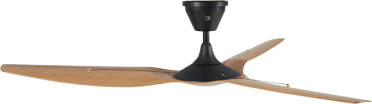 Big Ass Fans - Haiku Coastal - Marine/Coastal Grade Smart Outdoor Ceiling Fan with Remote Control, 2700K Dimmable LED, Universal Mount with 5' Extension Tube