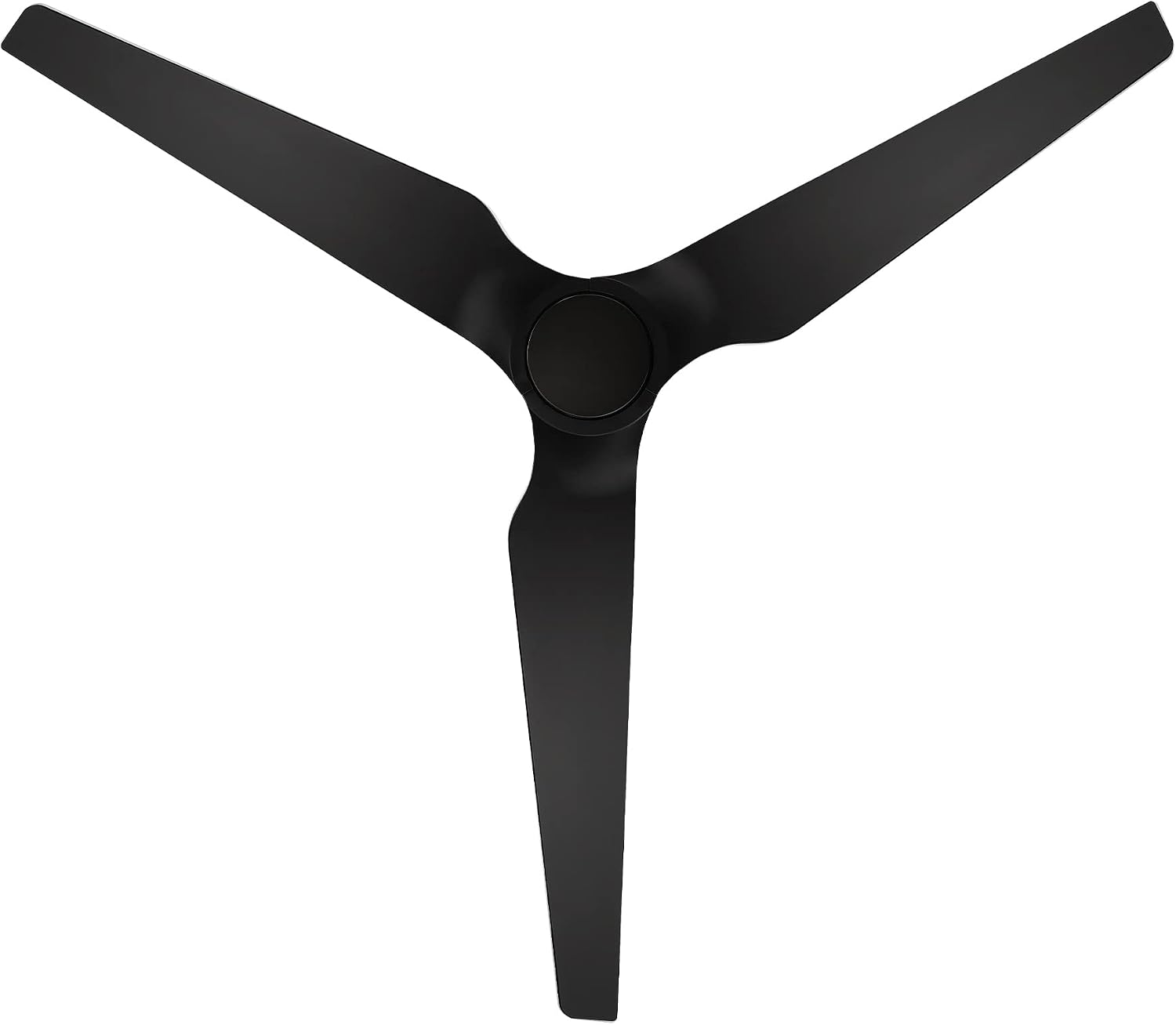 WAC F-056-MB Stella 60' Outdoor Ceiling Fan with Remote Control, Matte Black