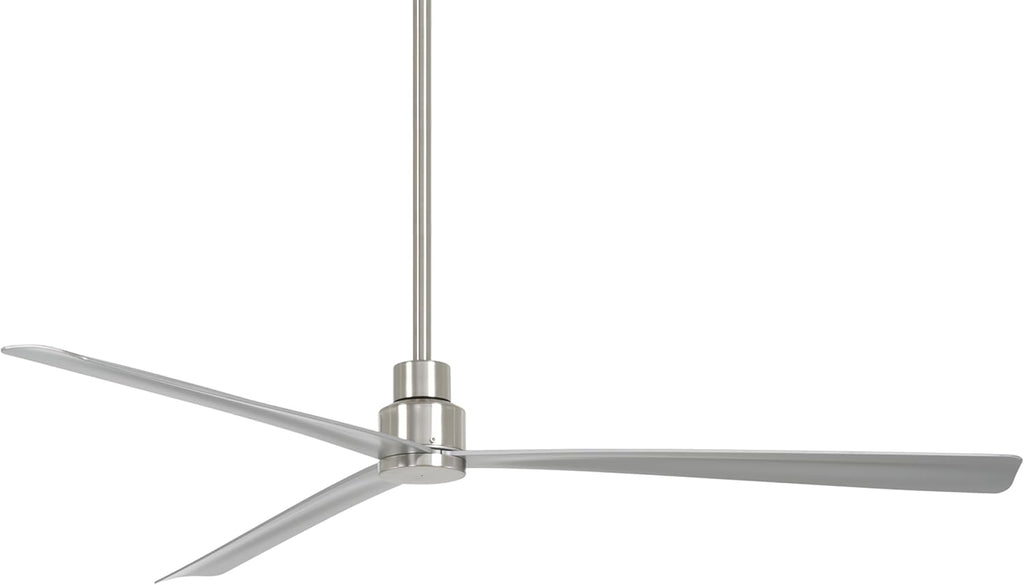 MINKA-AIRE Simple XL 65' Outdoor Ceiling Fan F789-BNW - Brushed Nickel Wet