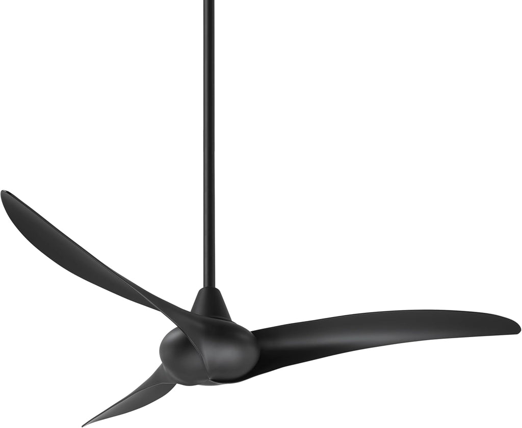 Minka Aire F843-CL Wave 52' Ceiling Fan with Remote Control, Coal