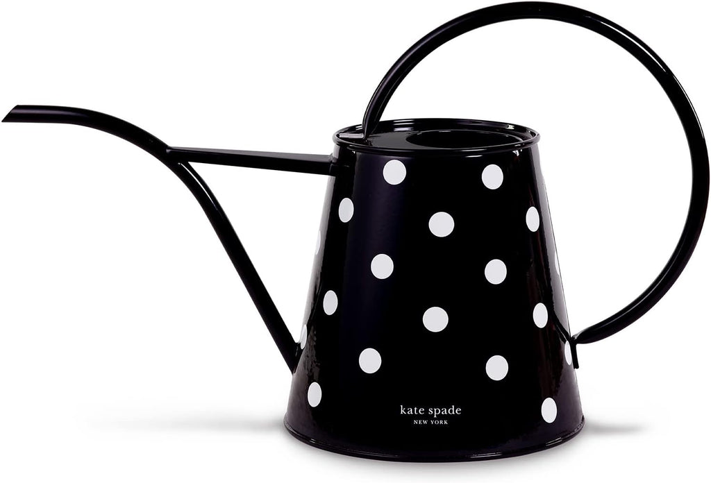 kate spade new york Gardening Bundle with Watering Can, Hand Rake and Trowel, Kneeler Pad, and Garden Gloves (Picture Dot)