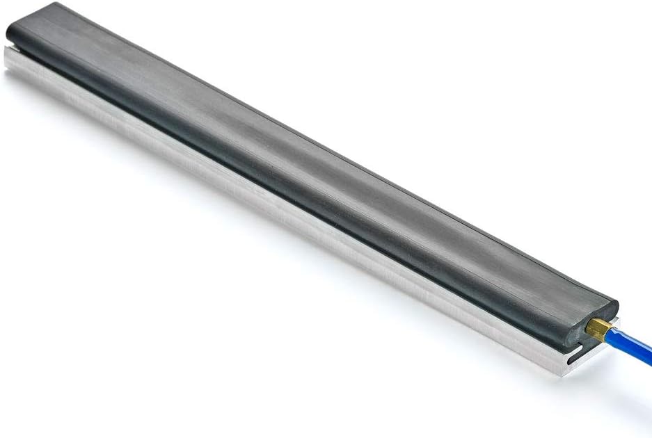 Inflatable Rubber Clamp, 12' Long, Silver, Modern Style, 35 PSI Tensile Strength