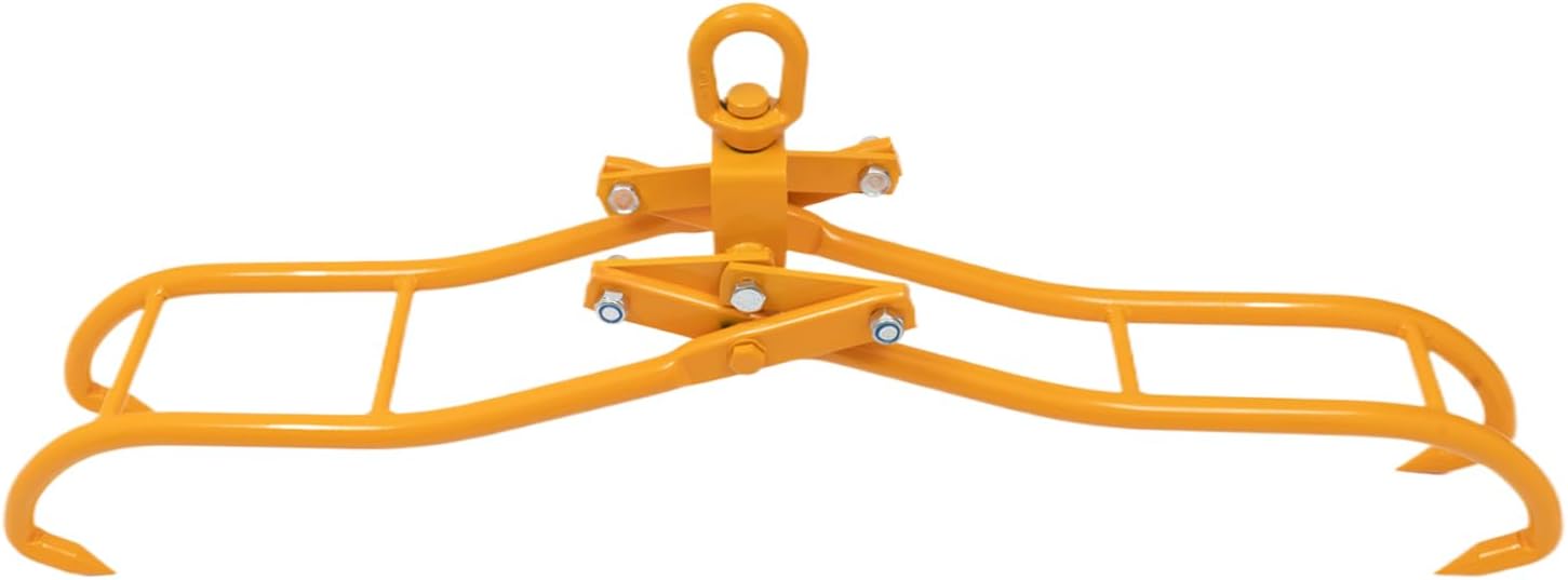 Skidding Tongs Log Lifting, 36inch 4 Claw Log Grapple Adjustable Timber Lifting Tong Log Grappling Hook Tongs, Eagle Claw Design Wood Lifting Pliers for Truck, ATV, Tractor and Skidder