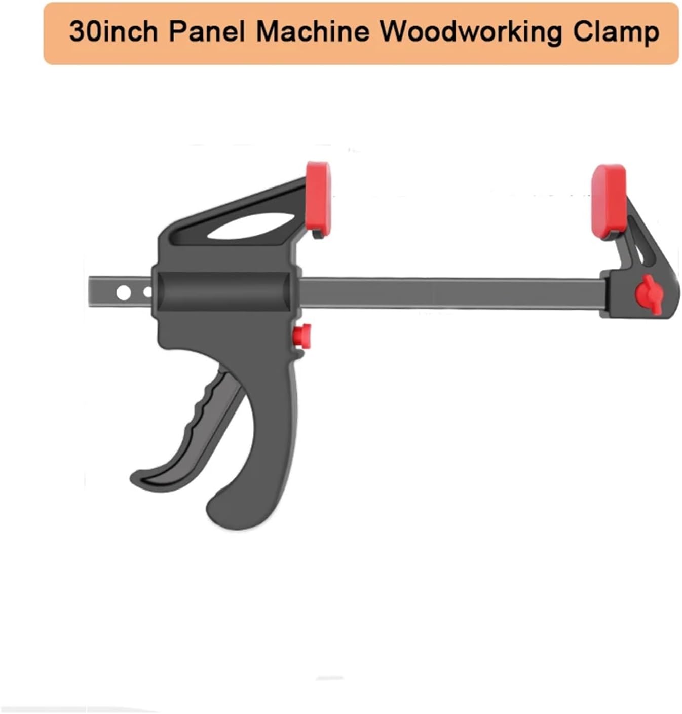 1pcs Woodworking Clamp G-type Heavy Duty Thickened Adjustable Tool Black Quickly Trigger ﻿(Black 30inch)