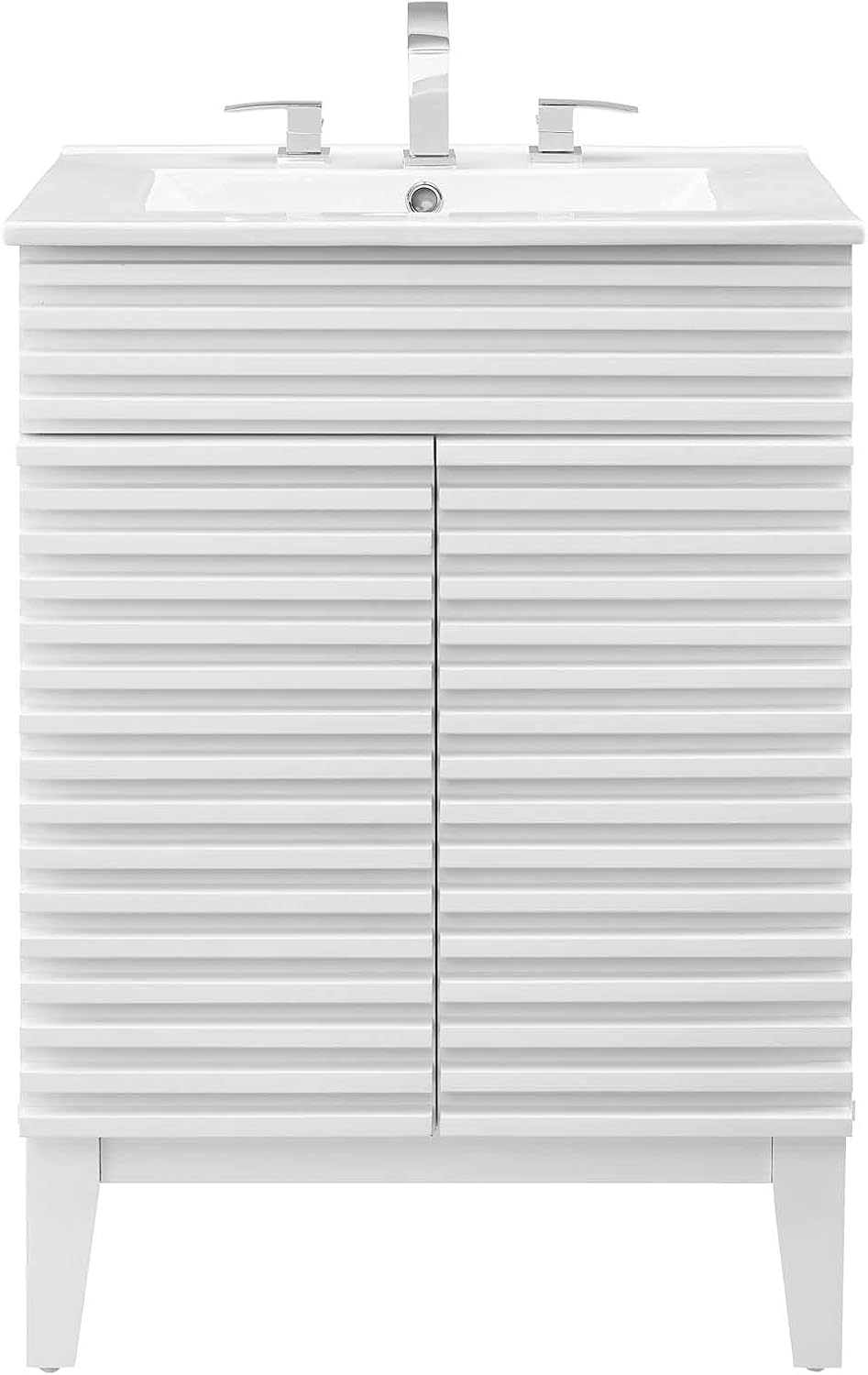Sink Vanity Cabinet, Wood, White, Modern Contemporary, Hotel Bedroom Bathroom Master Suite Guest