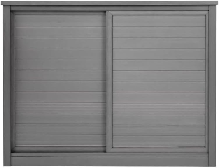 HomeStock Natural Beauty Pet 36' Stand in Gray, Made with Ecoflex Wood Plastic Composite, Moisture Resistant and Easy to Clean, 10-Year Warranty, Ideal for Small Animal Hutch