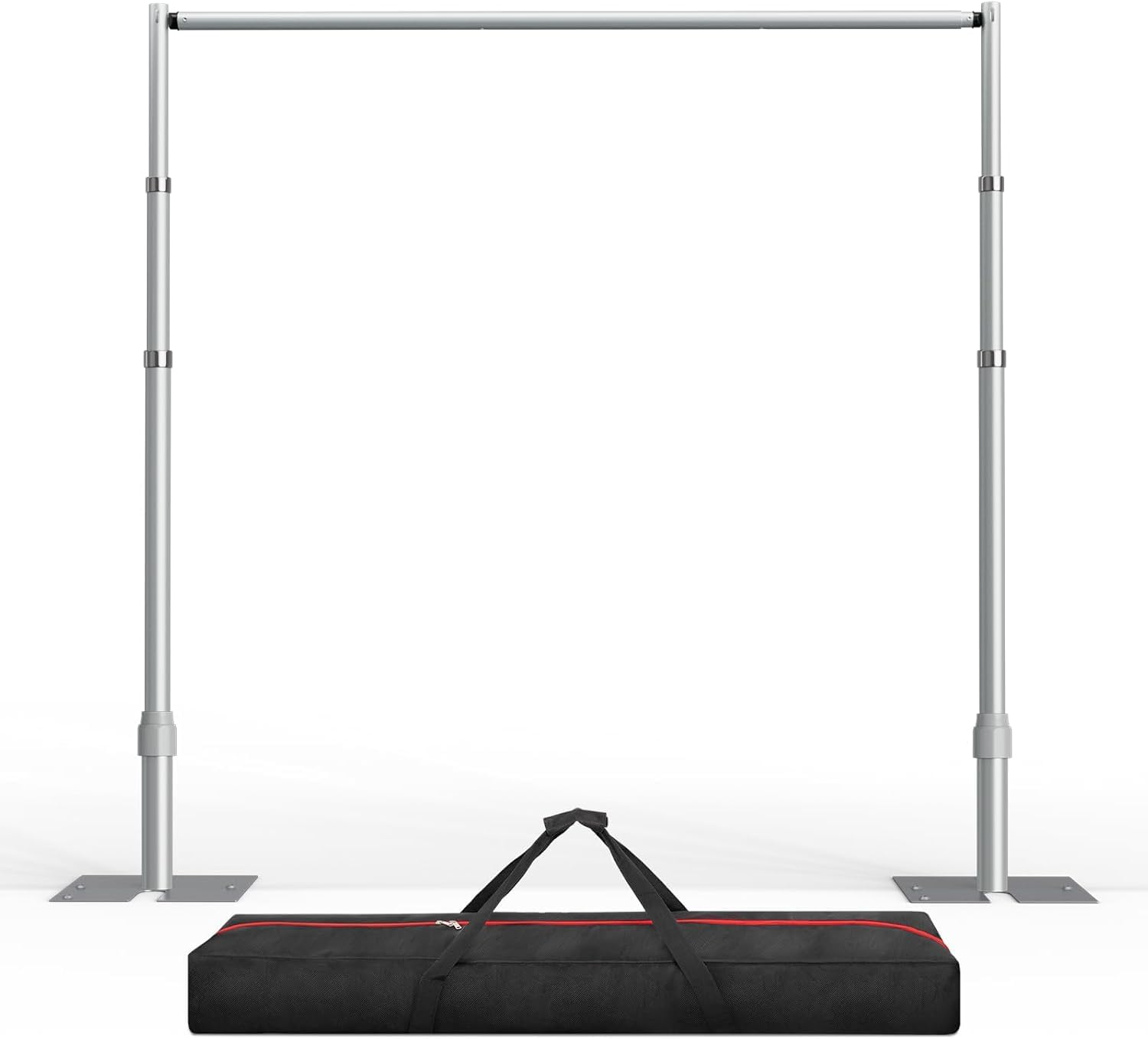 EMART 10x10ft Heavy Duty Backdrop Stand Kit, Adjustable Pipe and Drape Photo Booth Frame for Wedding, Party, Christmas, Birthday Decorations