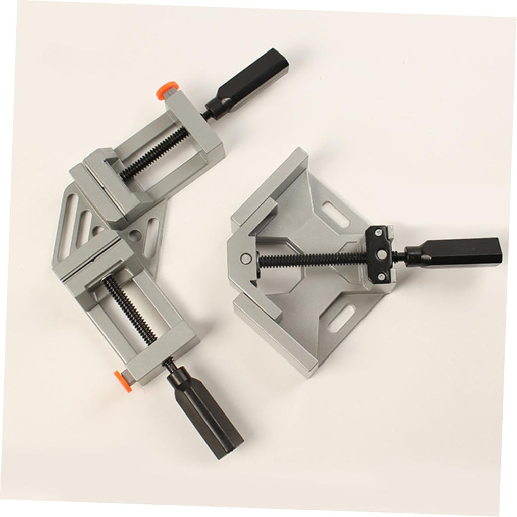 4pcs 90 Degree Quick Release Double Handle Corner Clamps for Woodworking Photo Framing Right Angle Aluminum Alloy Clamping Tool