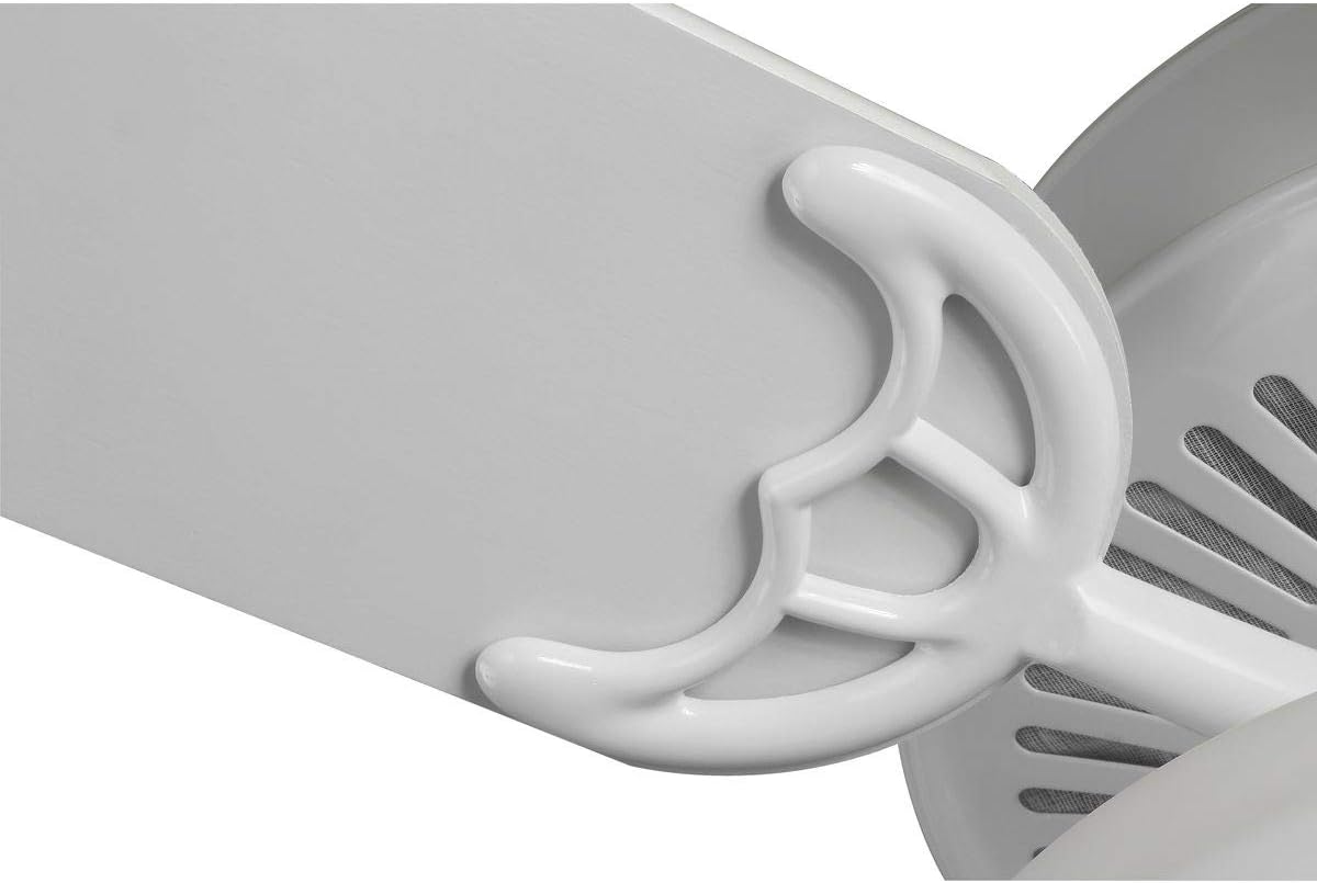 Progress Lighting AirPro Collection 52' Five-Blade Ceiling Fan with White Etched Light Kit