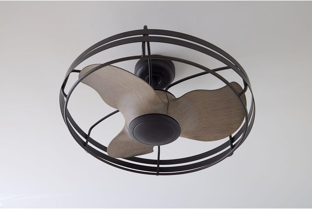 Progress Lighting P250096-31M Bastrop 26' Damp Rated Ceiling Fan, Matte Black