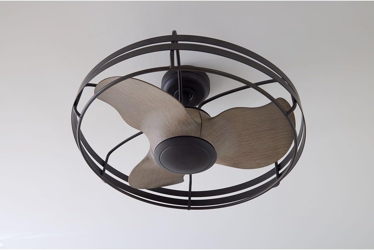Progress Lighting P250096-31M Bastrop 26' Damp Rated Ceiling Fan, Matte Black