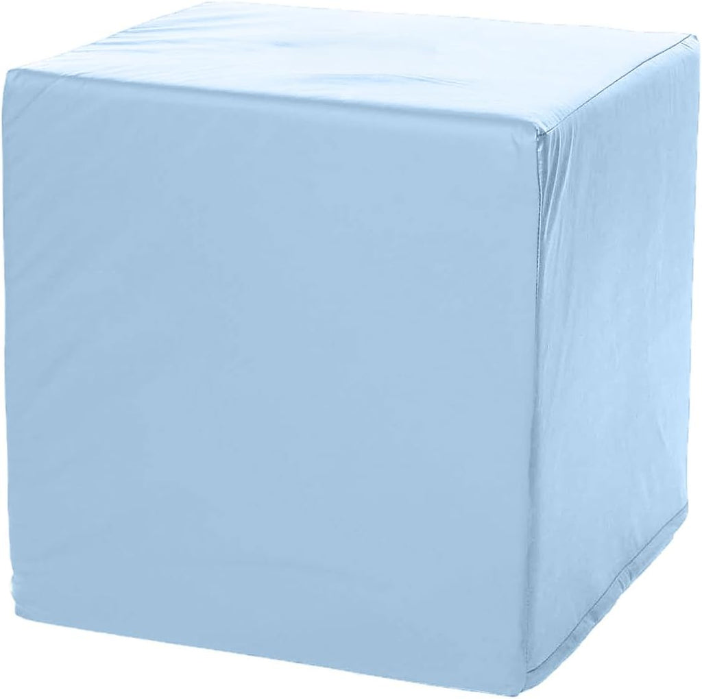 foamnasium Large Block, Indoor Foam Playset, Soft Toddler and Active Kids Play Foam Block for Crawling, Climbing, and Jumping, Made in The US, Baby Blue