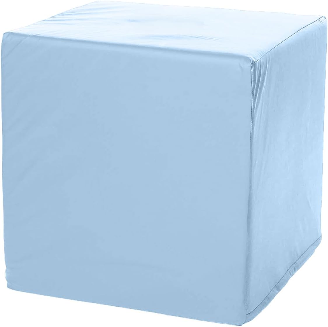 foamnasium Large Block, Indoor Foam Playset, Soft Toddler and Active Kids Play Foam Block for Crawling, Climbing, and Jumping, Made in The US, Baby Blue