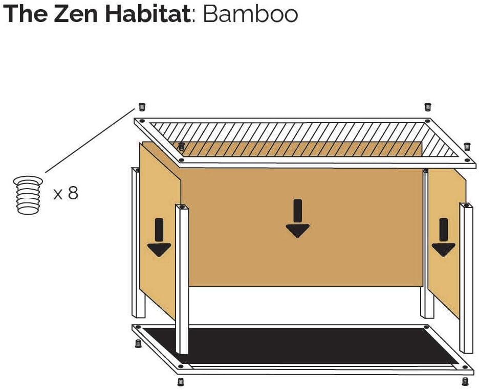Zen Habitats 4'x2'x16 Reptile Enclosure - The 3.0