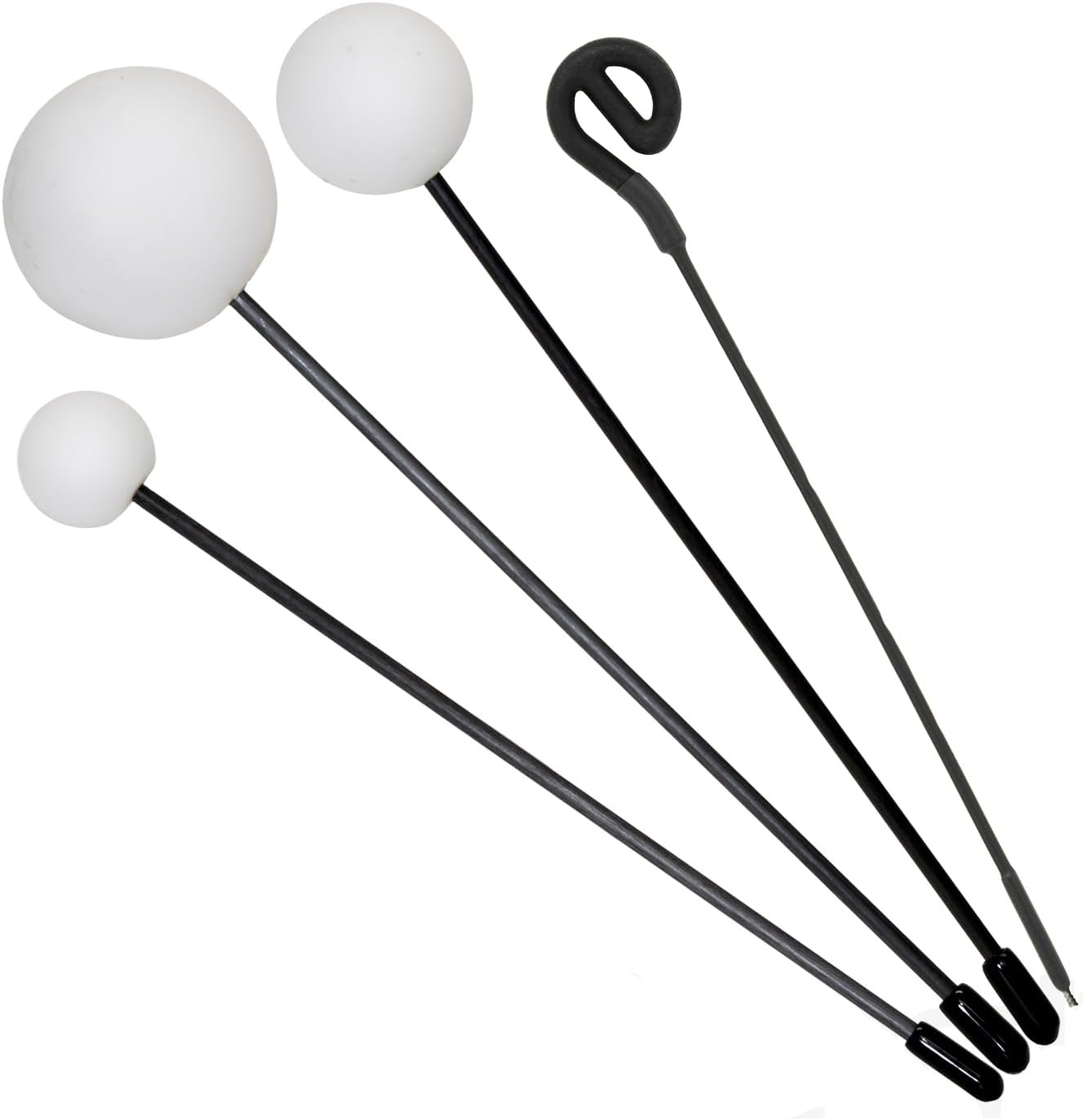 Friction Mallet Set: 3 Tone of Life Flumis & eGong Wand Includes 4 Mallets/Mallets for 24' & Larger Gongs/Soft Low Notes & Loud Resonance/For Sound Healing, Meditation, & Yoga/Durable