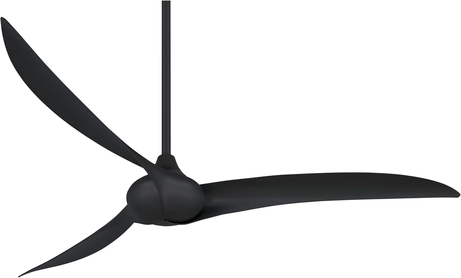 Minka-Aire F855-CL Wave 65' Ceiling Fan with Remote Control in Coal Finish