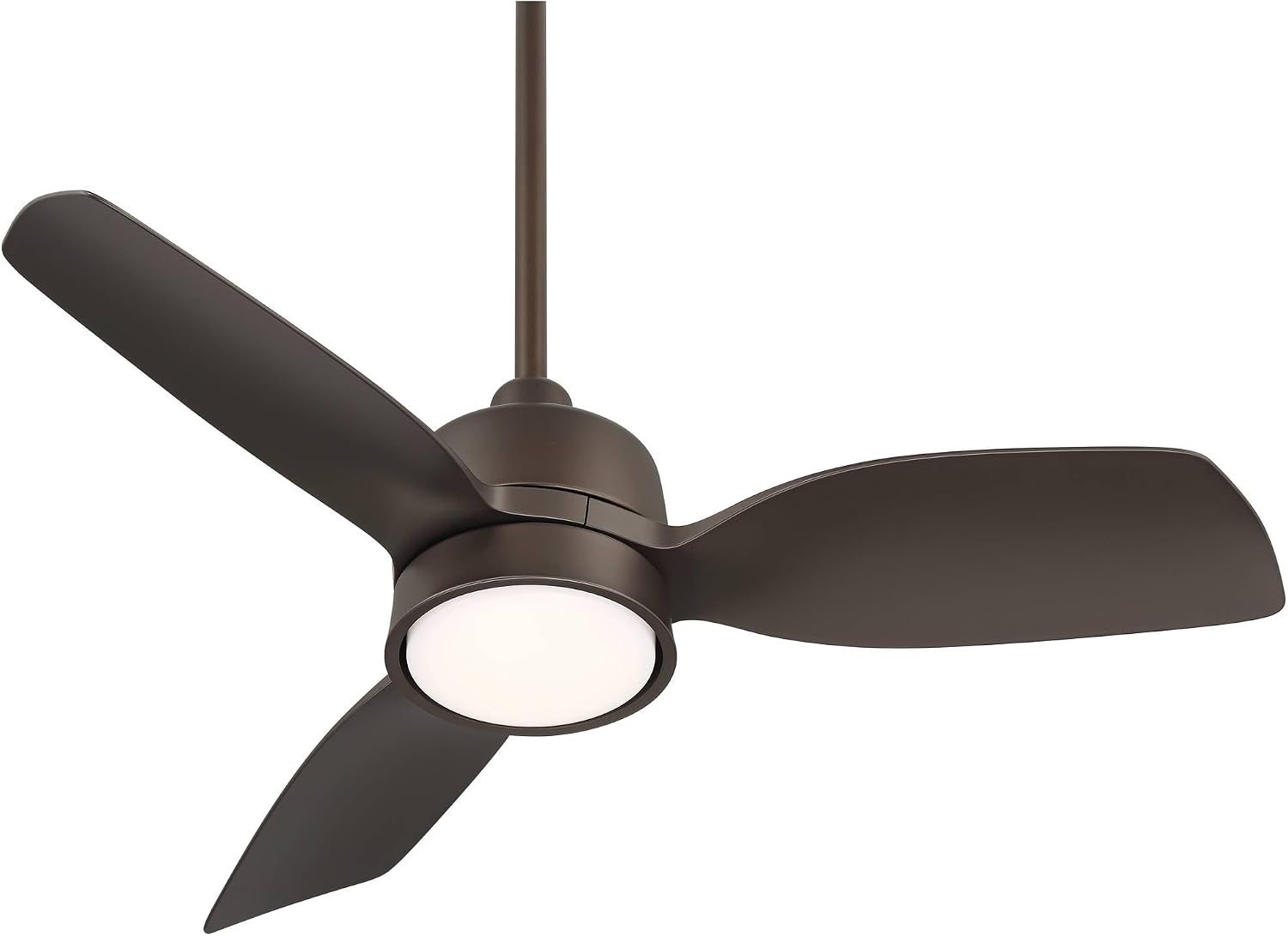 Casa Vieja 36' Verdin Modern Indoor Outdoor Ceiling Fan 3 Blade LED Light Remote Control Emperial Bronze Finish Brown Blades Bedroom Living Room Kitchen Garage Dining Damp Rated Decorative Dimmable