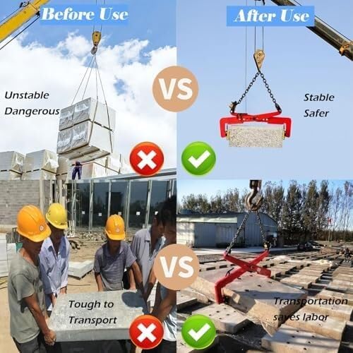Granite Slab Lifting Clamp Heavy Duty Stone Scissor Lifter Clamp for Carrying and Vertical Transport(12inch)
