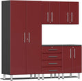 Ulti-MATE UG22050R 5-Piece Garage Cabinet Kit in Ruby Red Metallic