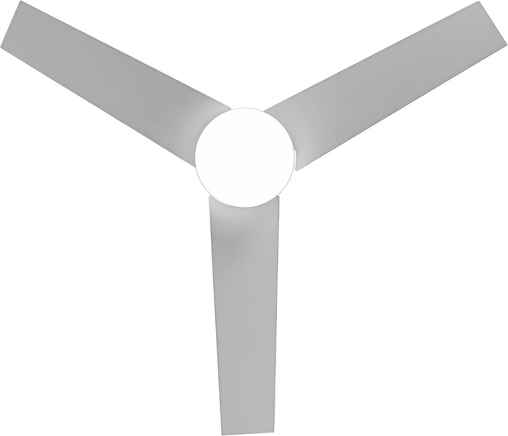 Low Profile Ceiling Fans with Lights and Remote, 48 Inch Bedroom Ceiling Fans Flush Mount, Indoor/Outdoor Fans for Patios, Reversible 3 Blades, Noiseless, Color Temp Adjusted, DOE ETL Tested (White)