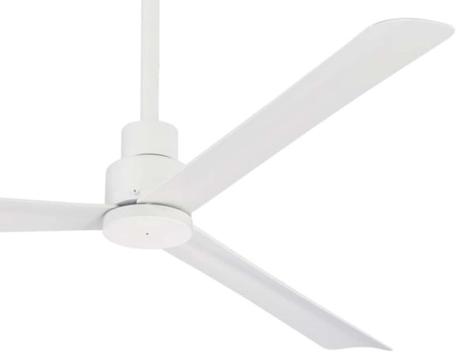 Minka-Aire F787-WHF Protruding Mount, 3 Flat White Bladed, Smart Ceiling Fan, White - Ivory