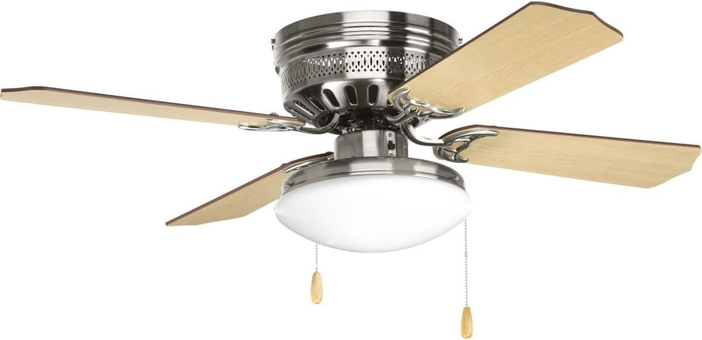 Progress Lighting AirPro Collection 42'' Four-Blade Hugger Ceiling Fan