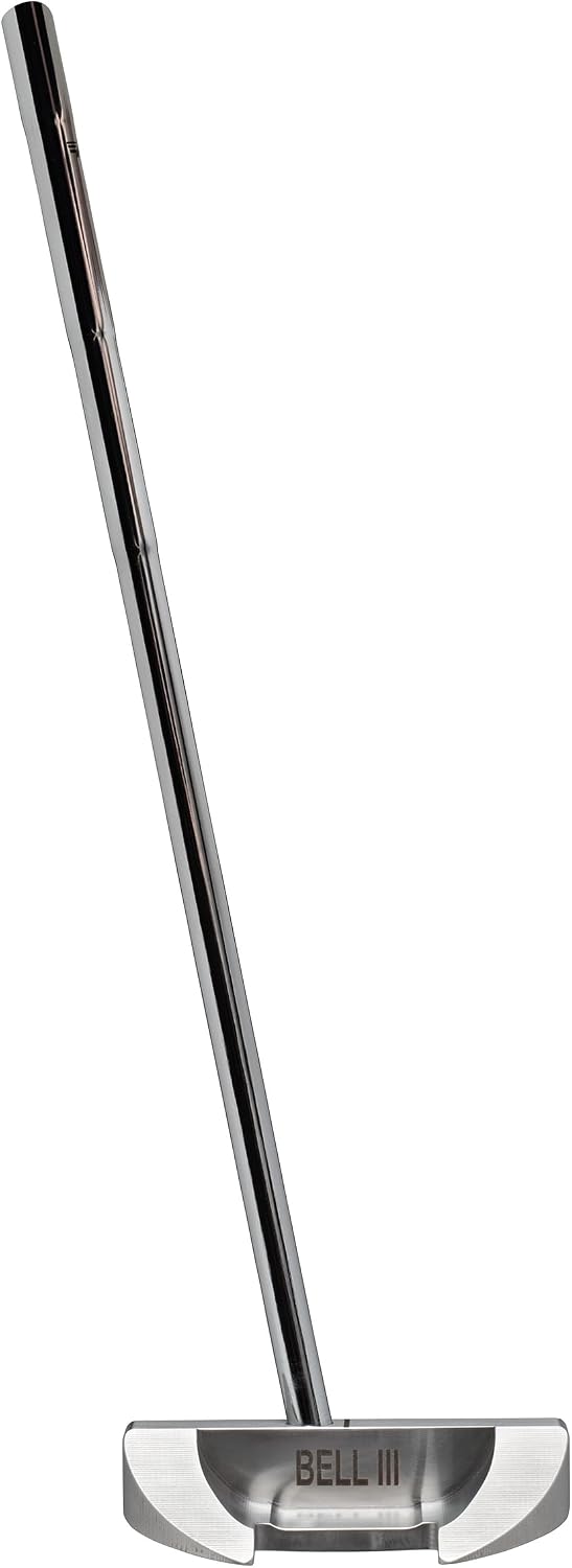 Bell III 365 Left Hand Face-On No-Anchor Belly Long Broomstick Mallet Polished Putter - Left Hand