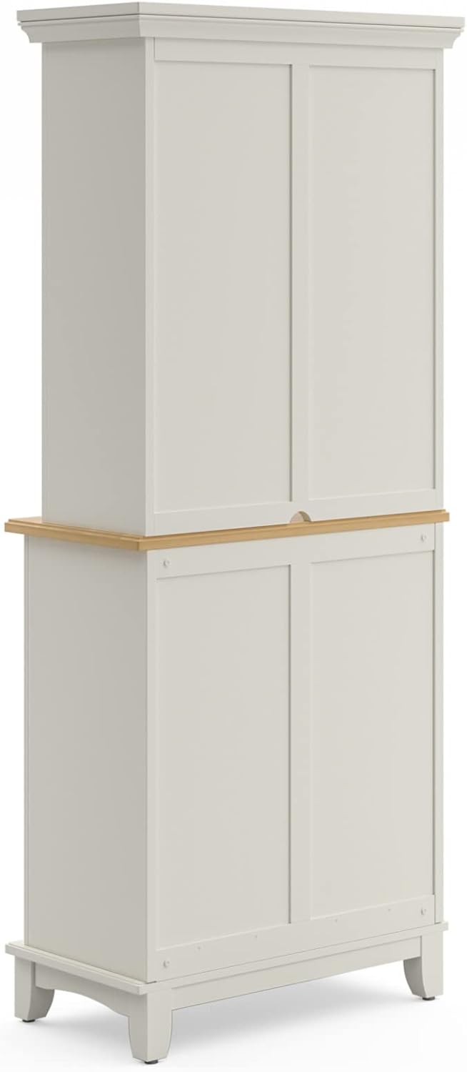 homestyles Buffet Of Buffets Off-White Buffet with Hutch