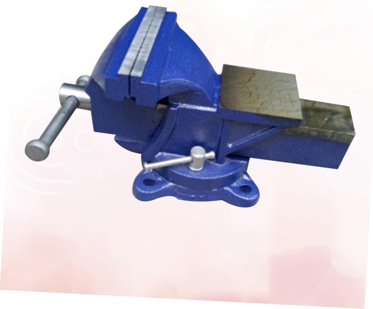 Gadpiparty Heavy Duty Steel Table Vise Portable Workbench Clamp for Woodworking Jewelry Making and DIY Projects Durable Cast Steel Design for Home Workshop