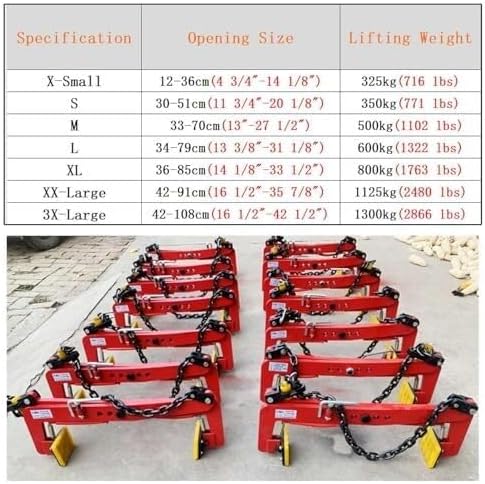 Granite Slab Lifting Clamps Marble Heavy Duty Stone Carrying Clamps for Lifting Handling Transporting(12in)
