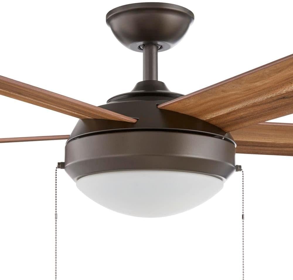 Hampton Bay Claret 52 in. Indoor Oil Rubbed Bronze Ceiling Fan with Light Kit, (SW20006 ORB)