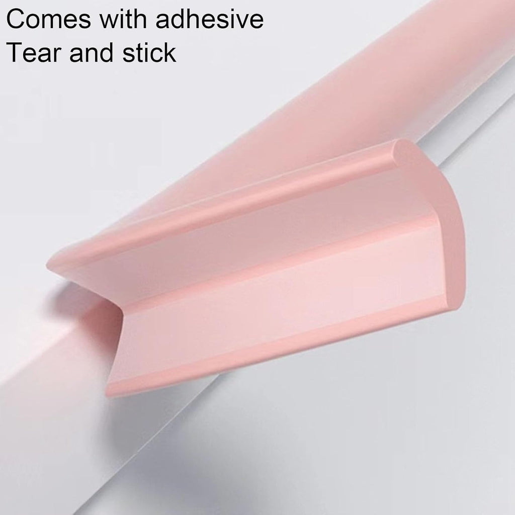 Corner Protectors，Foam Edge Protectors， Furniture Edge and Corner Guards, Edge Guards Padding with Adhesive, Foam Wall Edge Protector, Bumper Table Edges Sharp Corners,(White B,6pcs)