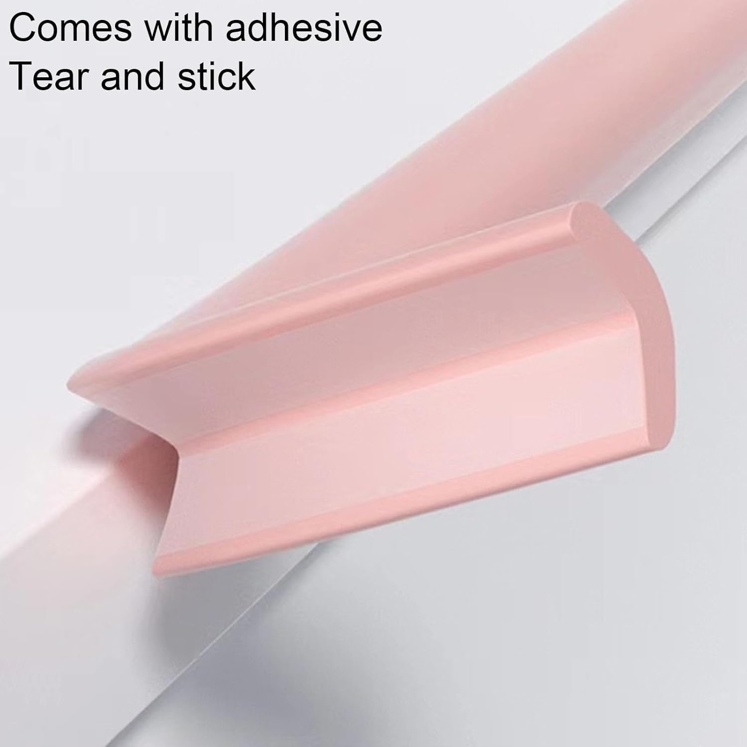 Corner Protectors，Foam Edge Protectors， Furniture Edge and Corner Guards, Edge Guards Padding with Adhesive, Foam Wall Edge Protector, Bumper Table Edges Sharp Corners,(White B,6pcs)