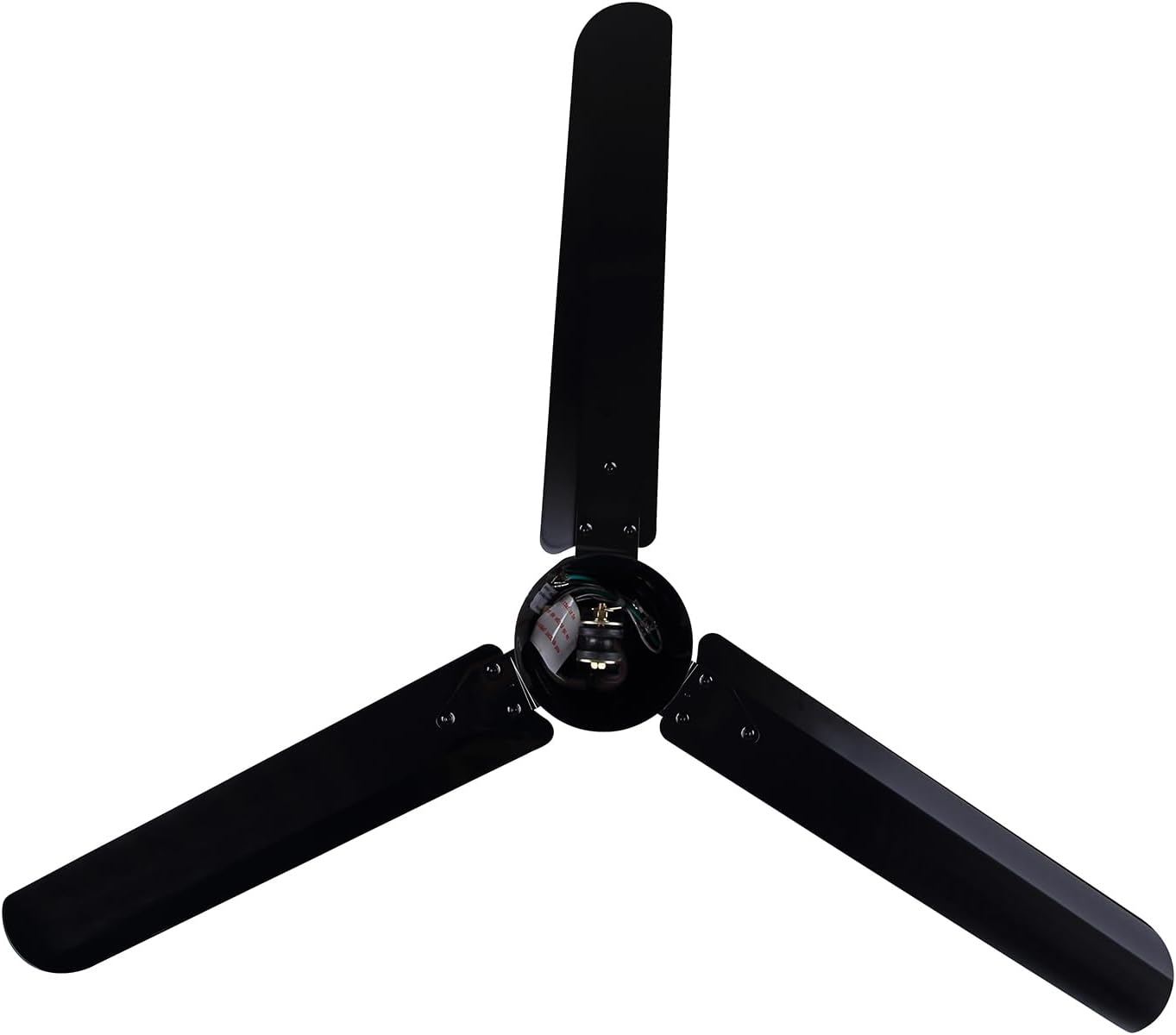 60' Black Weatherproof Industrial Ceiling Fan – High-Performance DC Motor – Wall Control – Ideal for Outdoor Patios, Warehouses & Gyms