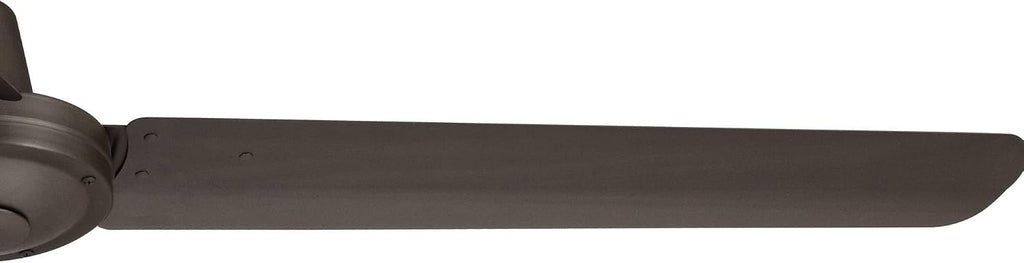 Casa Vieja 60' Turbina DC Modern Industrial Rustic Farmhouse 3 Blade Indoor Outdoor Ceiling Fan with Remote Control Oil Rubbed Bronze Damp Rated Patio Exterior Home Porch Gazebo Garage - 36' Downrod