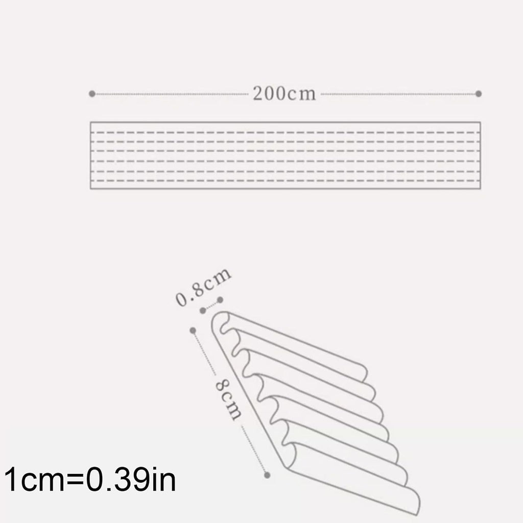 Foam Edge Corner Protector Adhesive Bumpers Padding Cushion for Coffee Table Kitchen(Woody,8pcs)