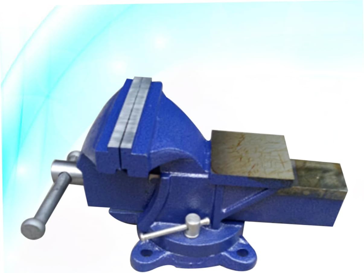 Gadpiparty Heavy Duty Steel Table Vise Portable Workbench Clamp for Woodworking Jewelry Making and DIY Projects Durable Cast Steel Design for Home Workshop