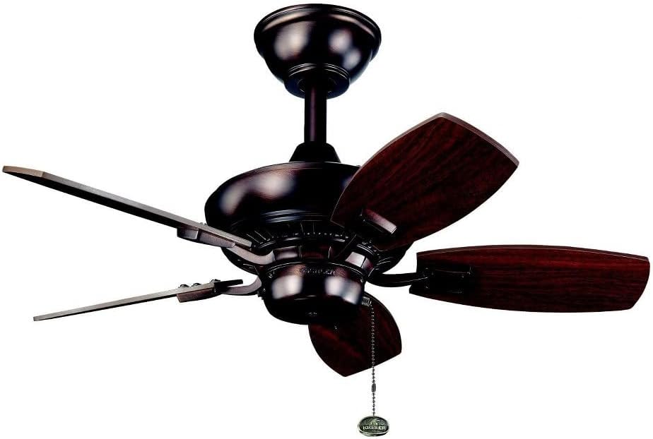 Kichler 300103NI 30-Inch Canfield Fan, Brushed Nickel