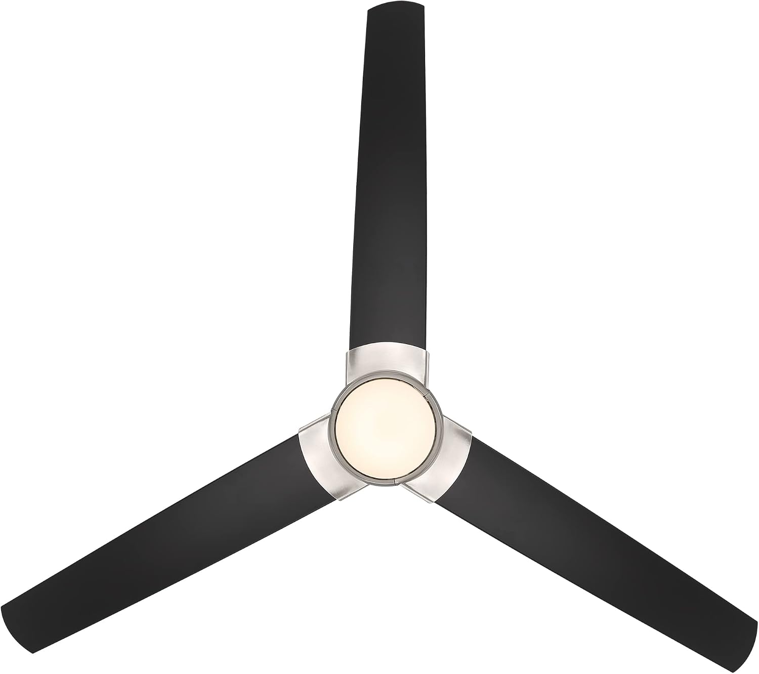 WAC Lighting F-088L-BN/MB Zelda Indoor Ceiling Fan Brushed Nickel Matte Black