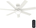 Hunter Brazos Outdoor with LED Light 52 inch Fresh White - Fresh White
