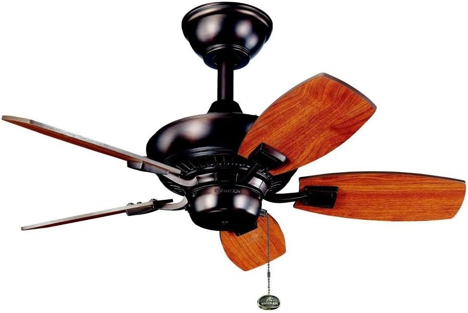 Kichler 300103NI 30-Inch Canfield Fan, Brushed Nickel