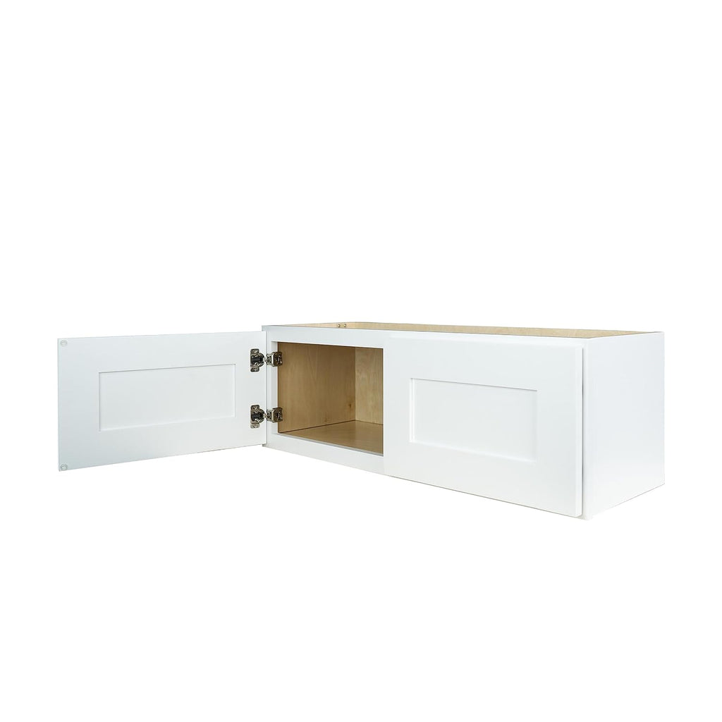 Hollywood Fabiani Design Wall Kitchen Cabinet 36 in. W x 12 in. D x 12 in. H in Shaker White Ready to Assemble